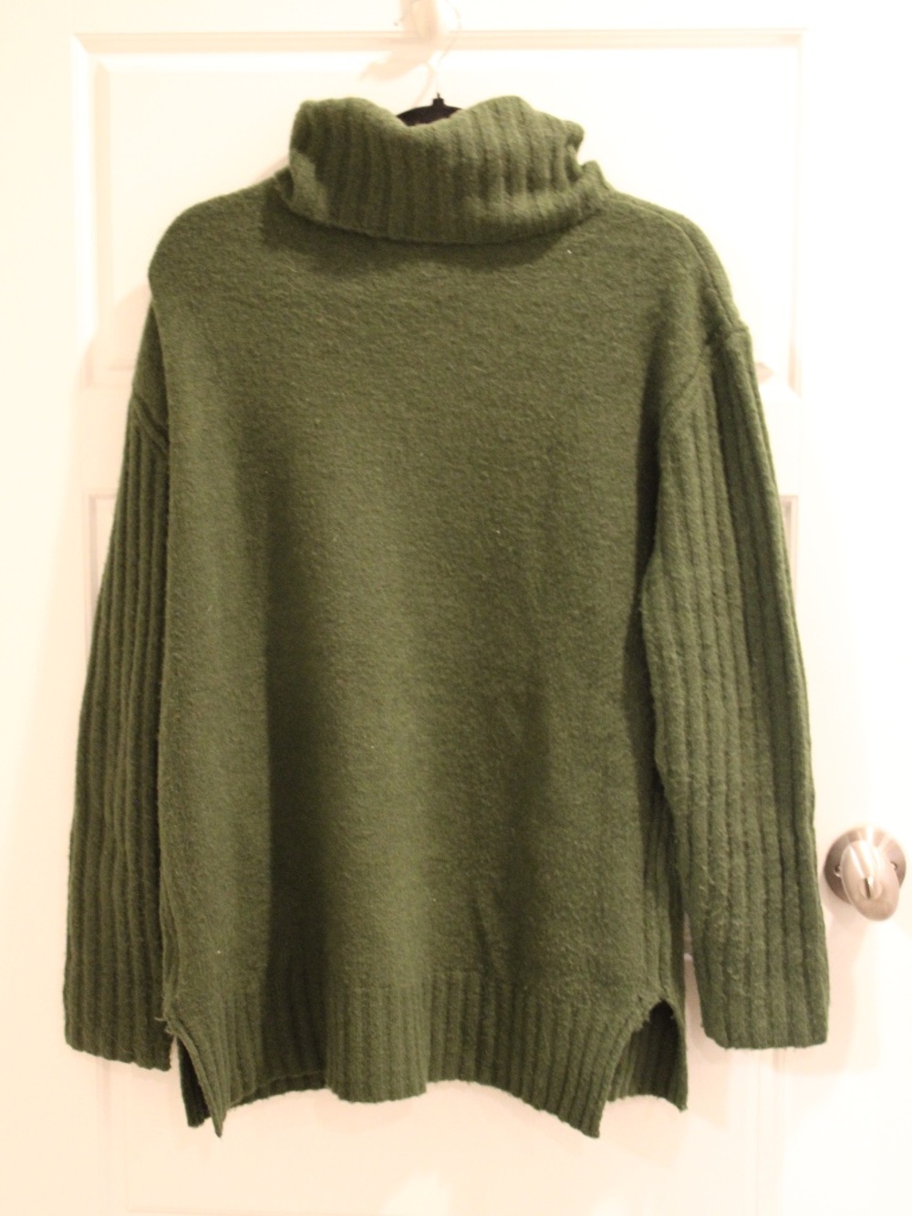 Green Turtle Neck Sweater
